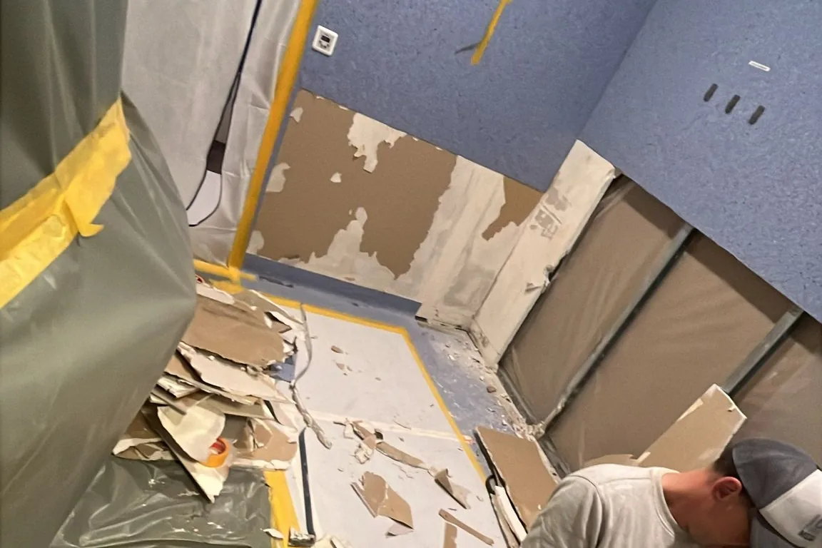 Rückbau unter staubdichter Abschottung