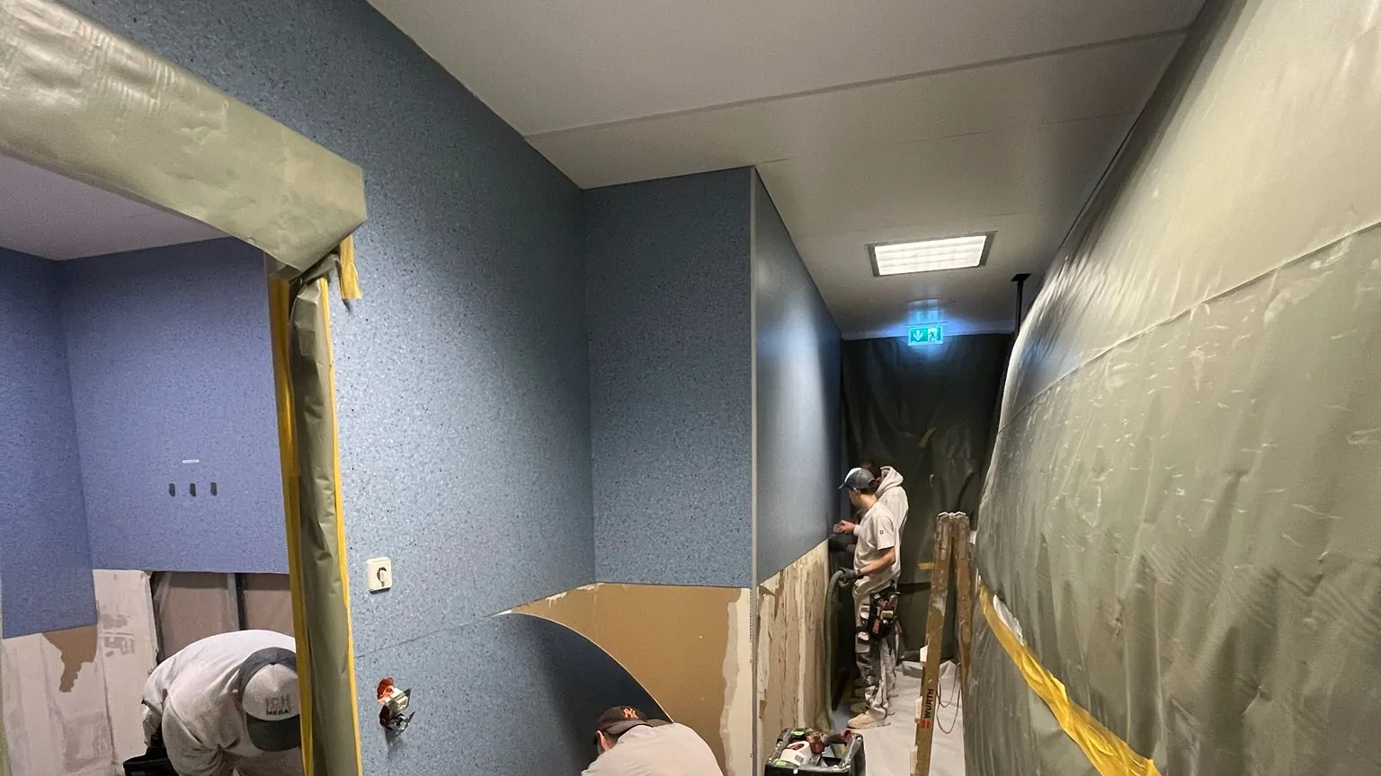 Sanierung nach Wasserschaden im Augenstudio Freiburg